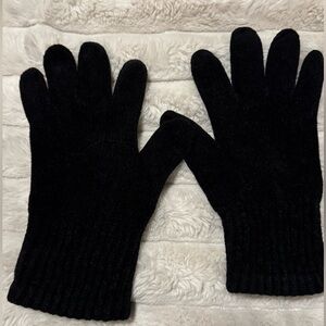 Black Chenille Gloves